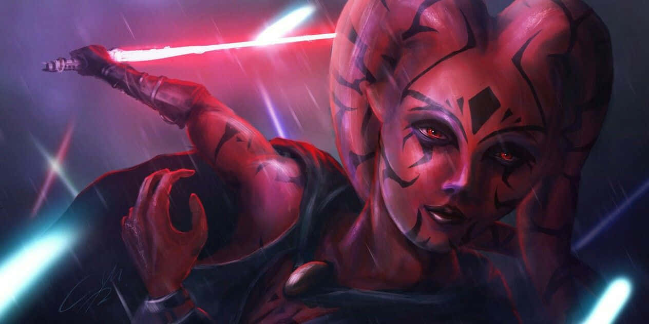 A Twi’lek Standing in the Golden Hour Wallpaper