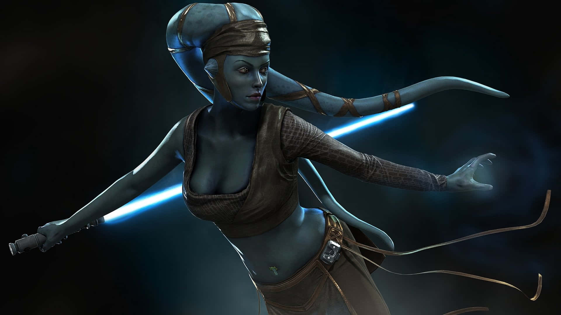 Exotic Twi'lek from a galaxy far, far away Wallpaper