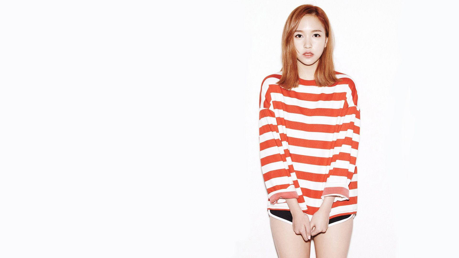 Twice Member Mina In Stripes