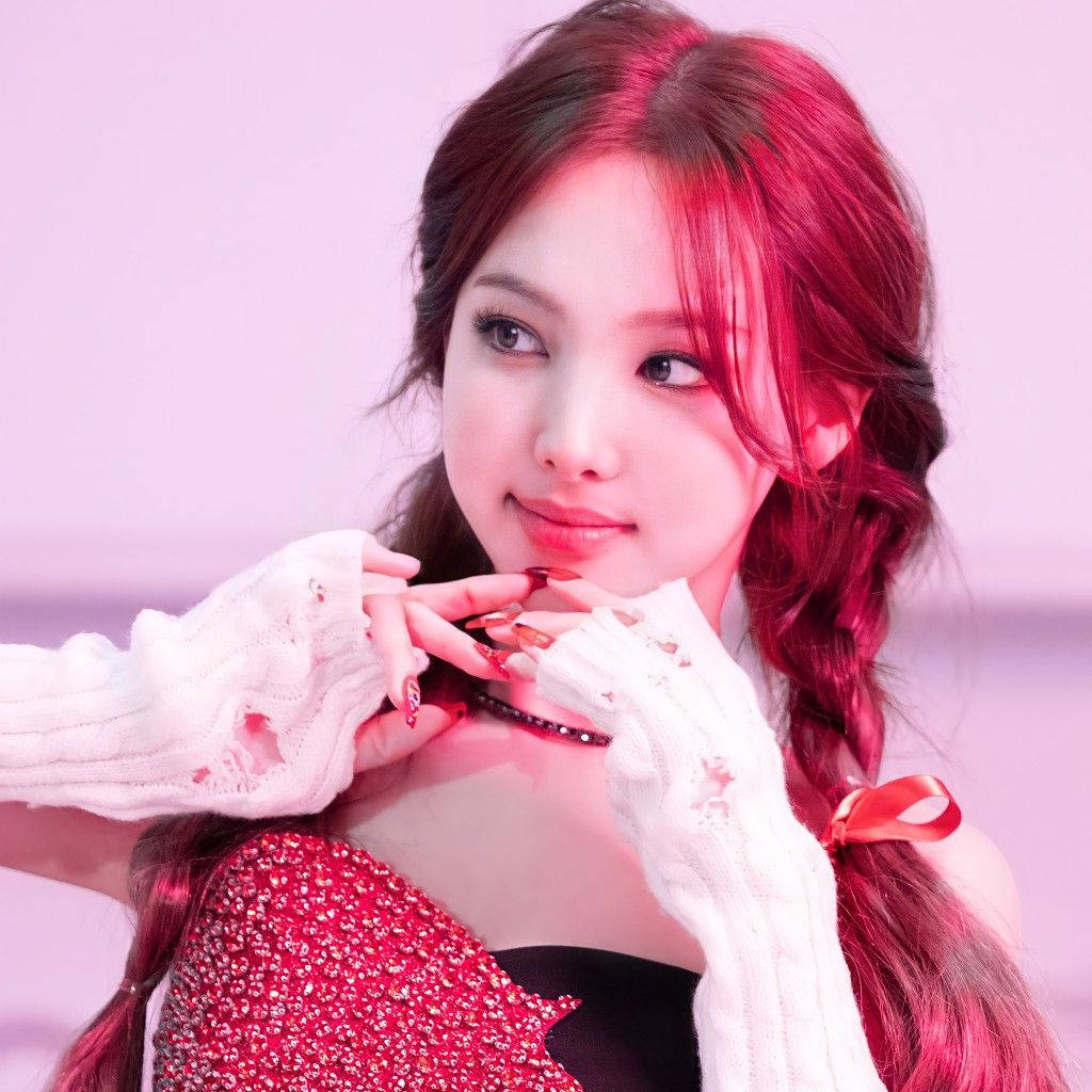Download Twice Nayeon With Braided Hair Wallpaper | Wallpapers.com