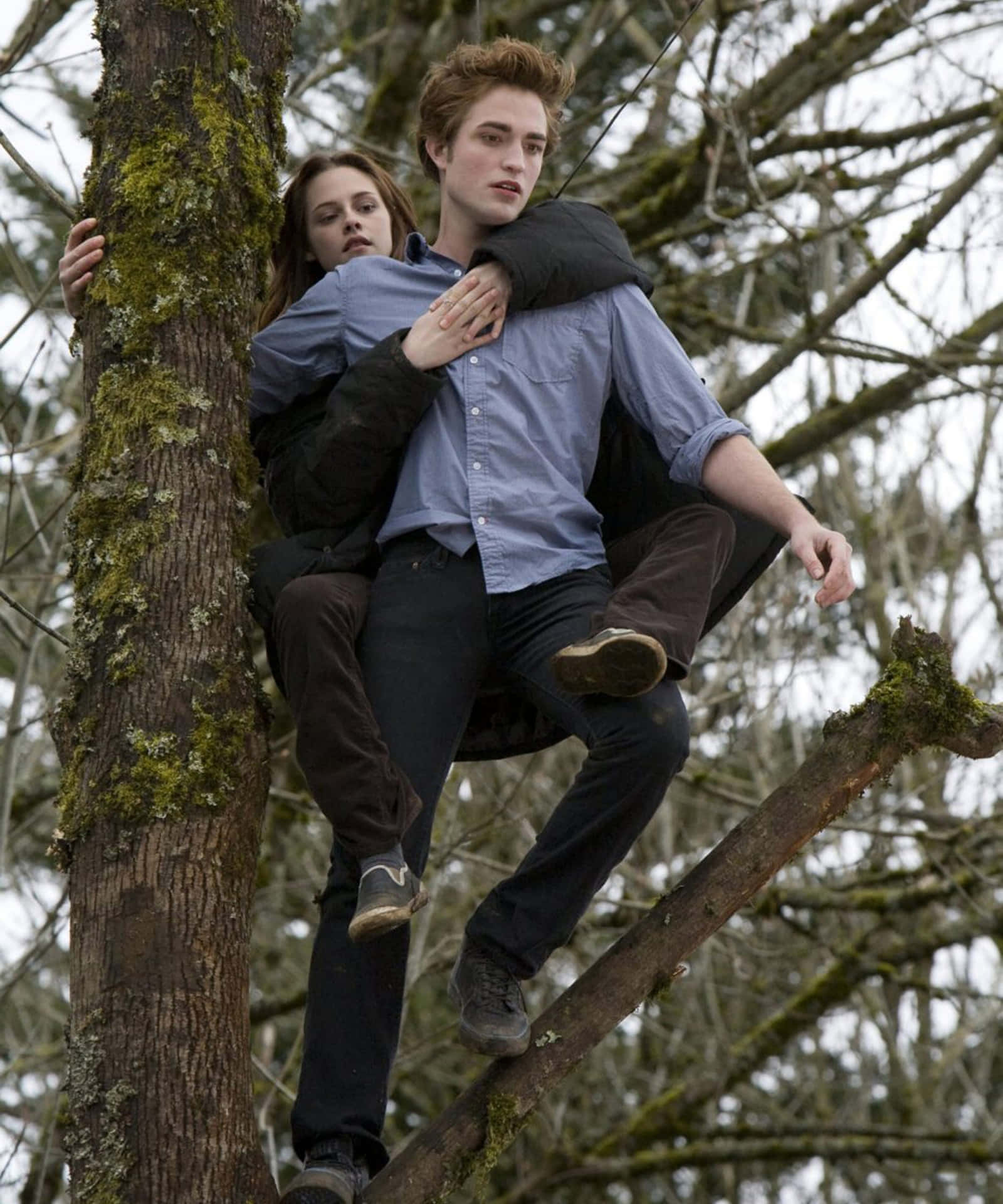 Robertpattinson Og Kristen Stewart I Twilight-sagaen.