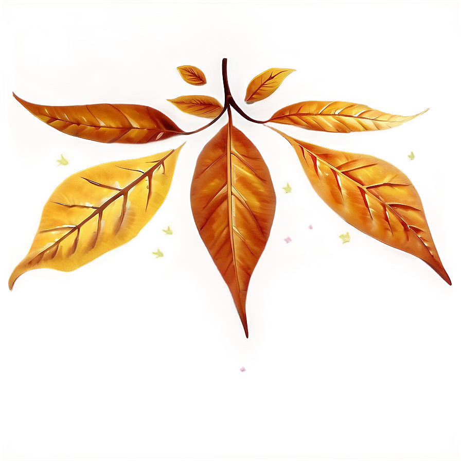 Twilight Autumn Leaves Png Ulg27 PNG