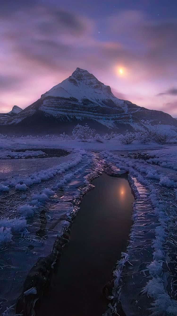 Twilight Mountain Serenity Wallpaper
