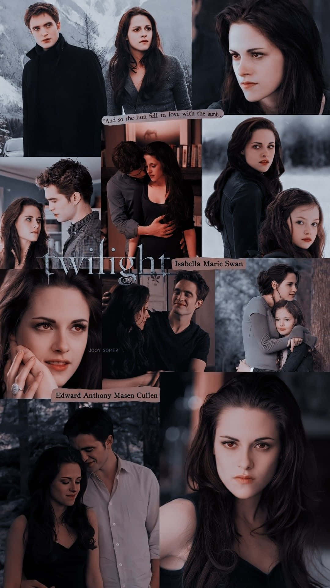 Collage De La Twilight Saga Fond d'écran