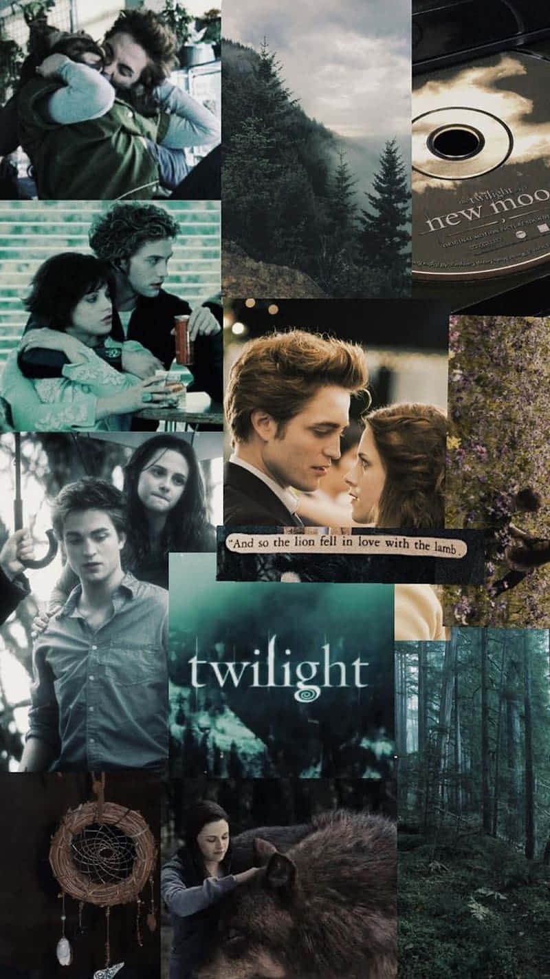 Twilight Saga Collagei Phone Wallpaper Wallpaper