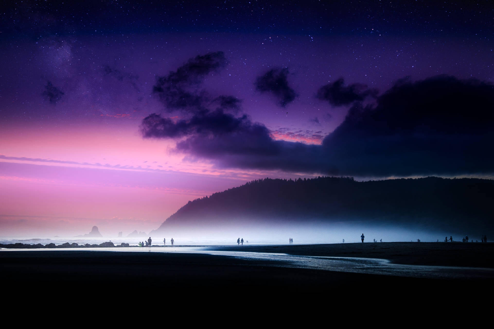 Twilight Sky Ocean Desktop