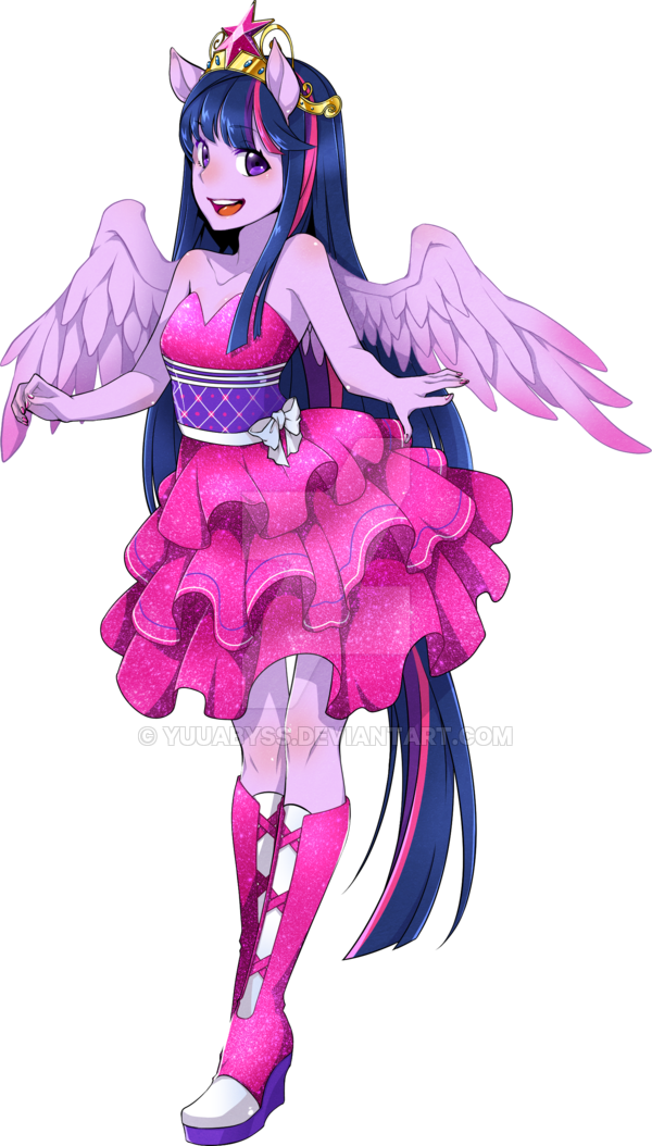 Twilight Sparkle Anime Style PNG