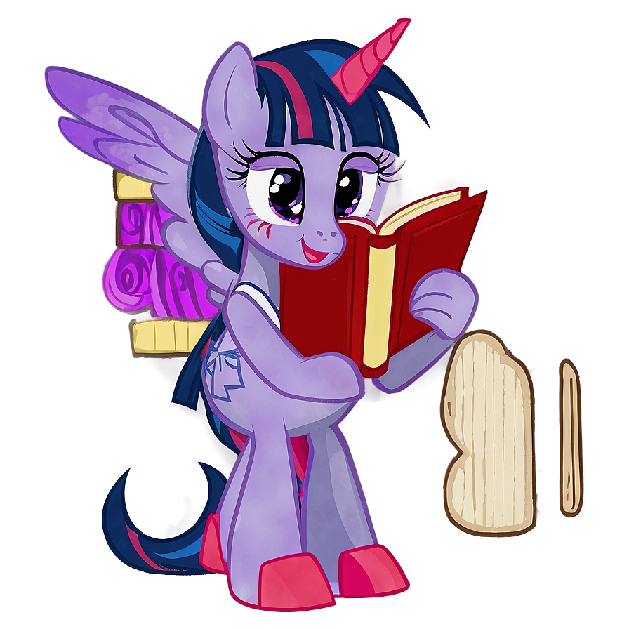 Twilight Sparkle Bookworm Png Dpt1 PNG