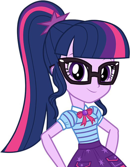 Twilight Sparkle Equestria Girls Character PNG