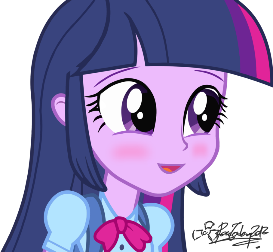 Twilight Sparkle Equestria Girls Portrait PNG