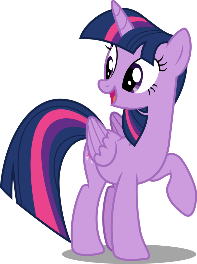 Twilight Sparkle Happy Pose PNG