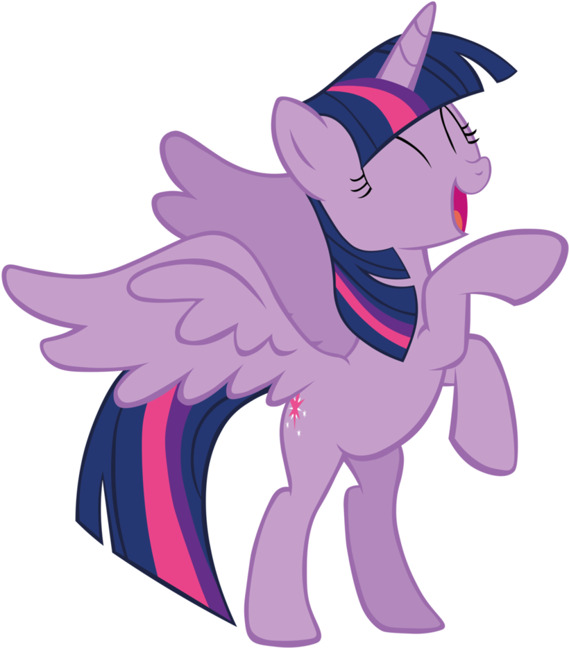 Twilight Sparkle Laughing Pose PNG