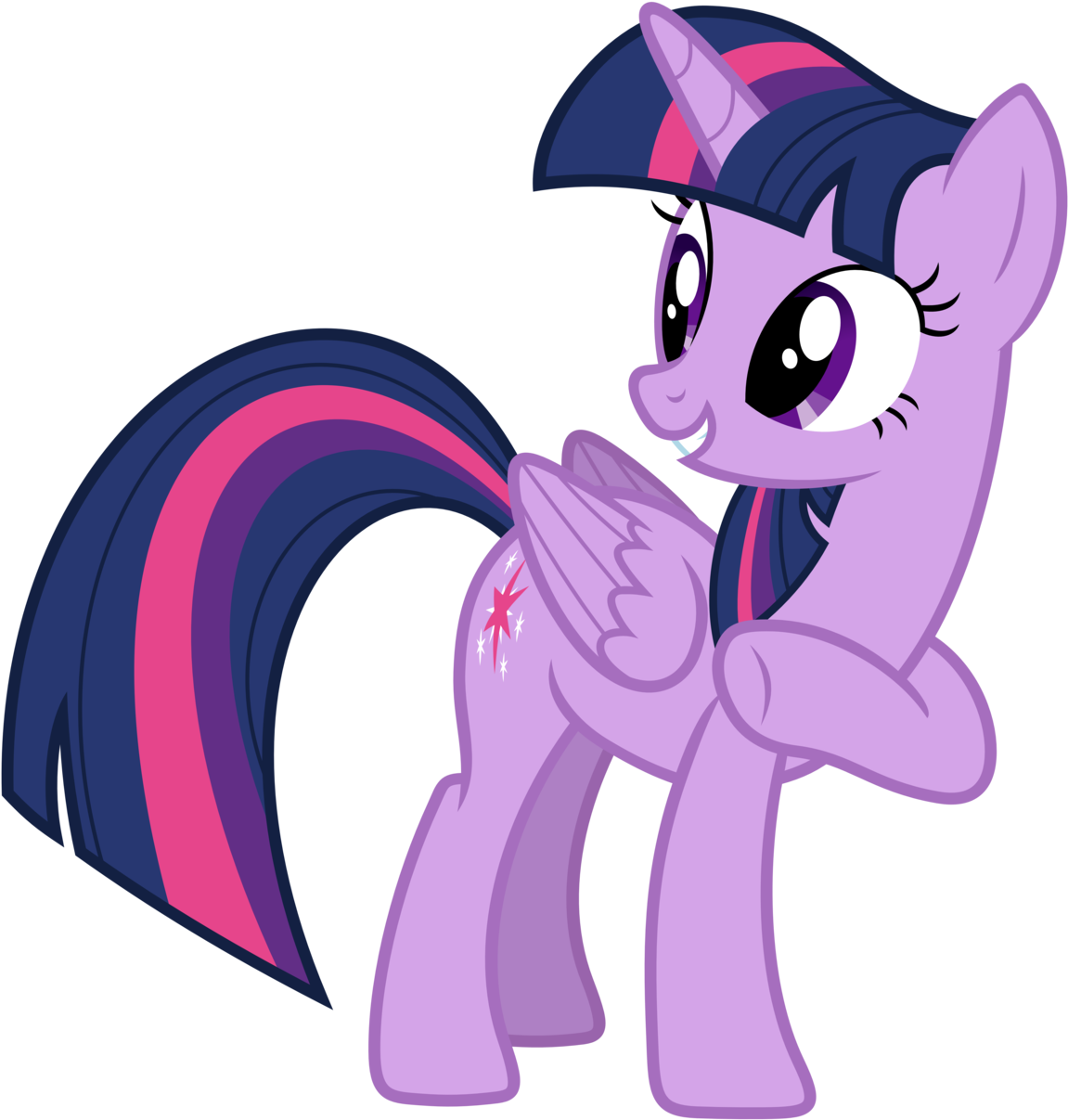 Twilight Sparkle Pony Smiling PNG