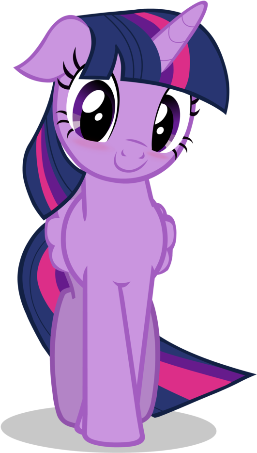 Twilight Sparkle Smiling Vector PNG