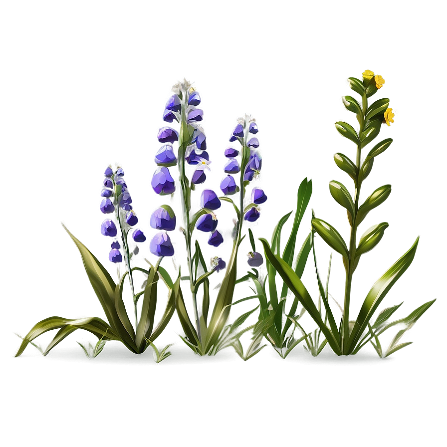 Twilight Wildflowers Scene Png 11 PNG