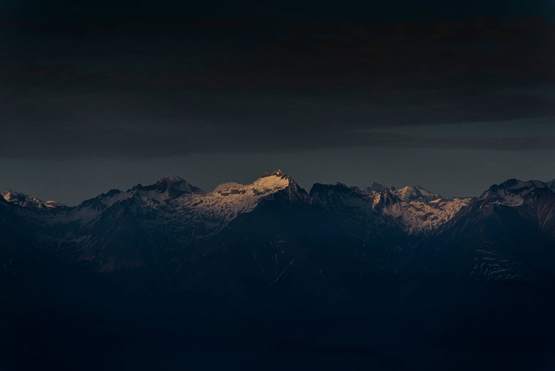 Twilight_ Mountain_ Peaks SVG
