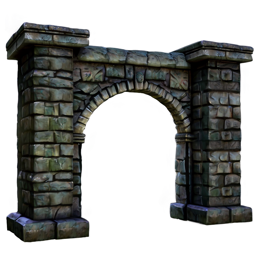 Twin Columns Gateway Png 62 PNG