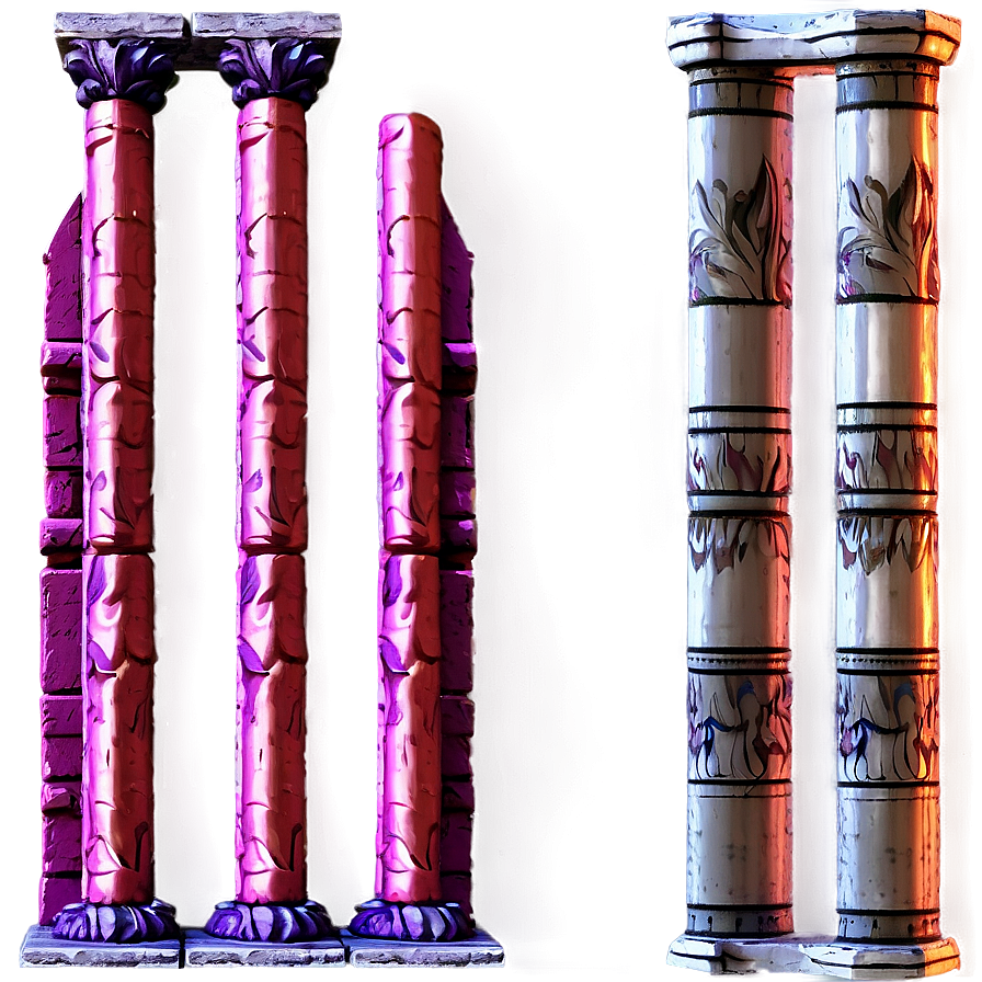 Twin Columns Gateway Png Hqb PNG