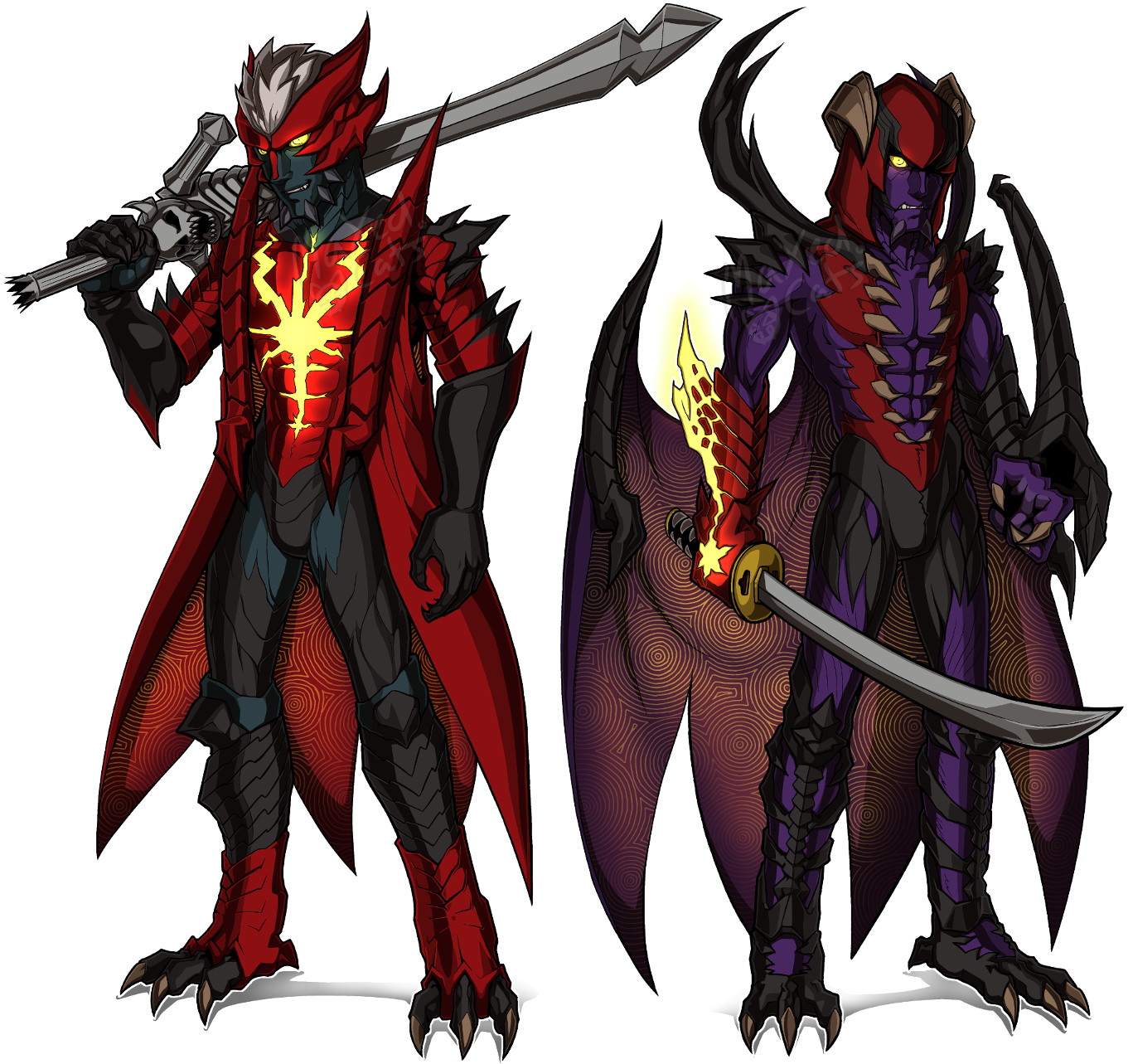 Twin Demons Artwork PNG