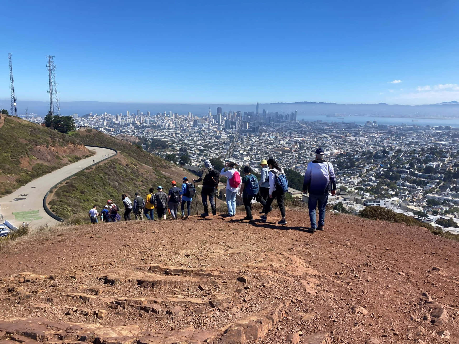 Twin Peaks San Francisco Viewpoint Wallpaper