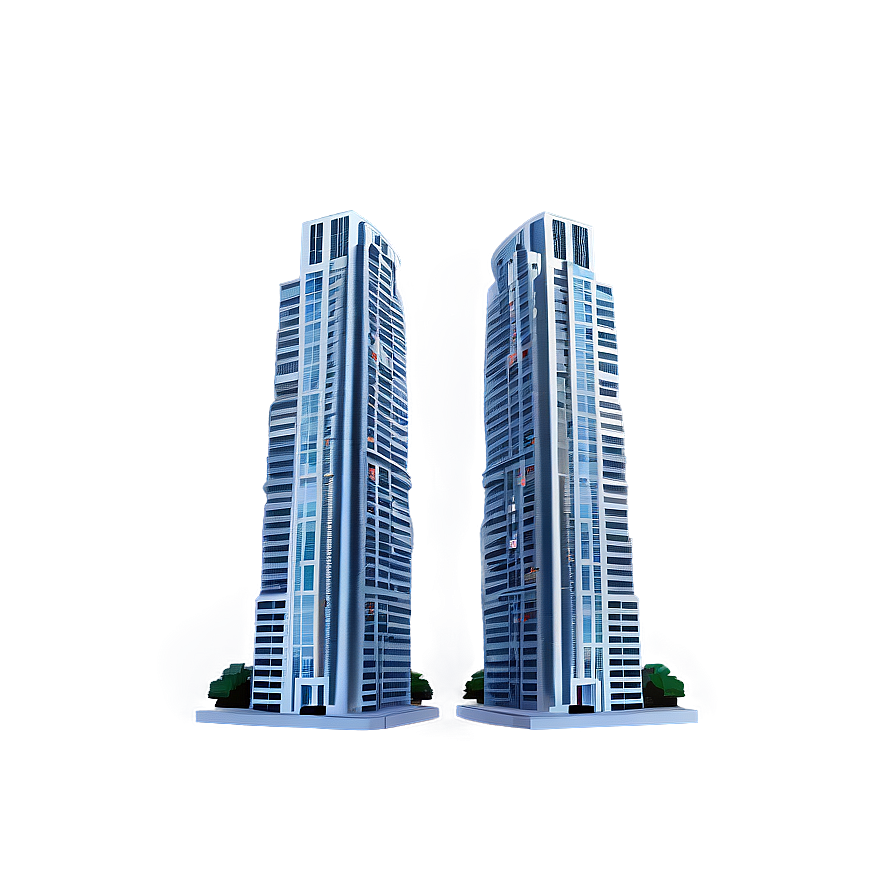 Twin Skyscrapers Png Pqk PNG