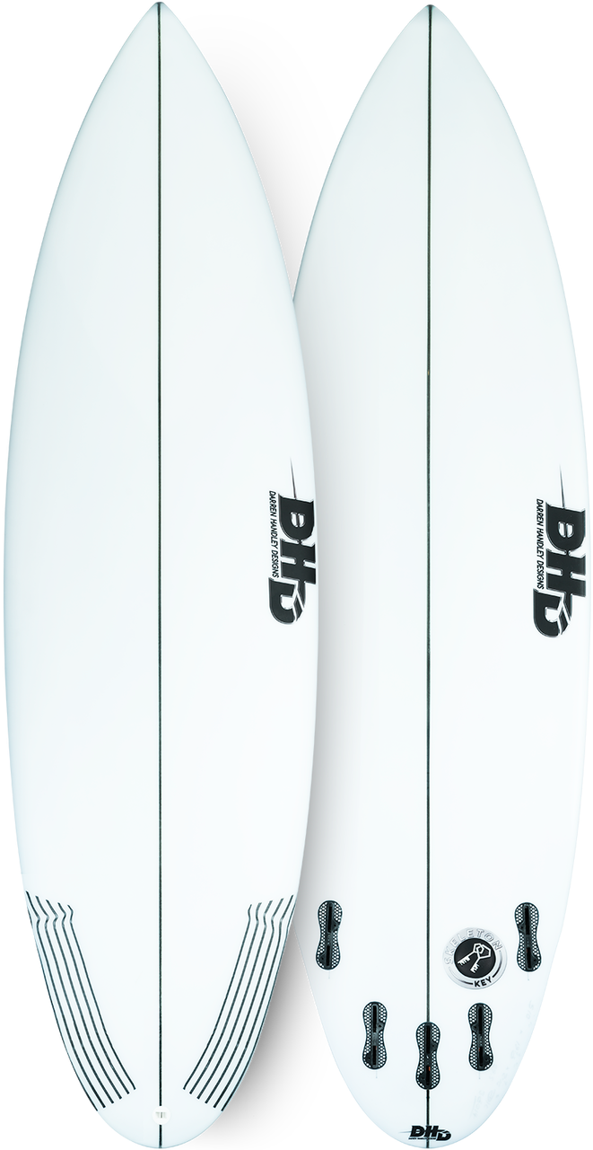 Twin Surfboards White Background PNG