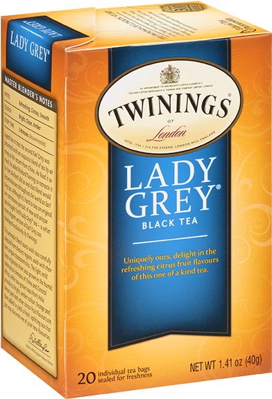 Twinings Lady Grey Tea Box PNG
