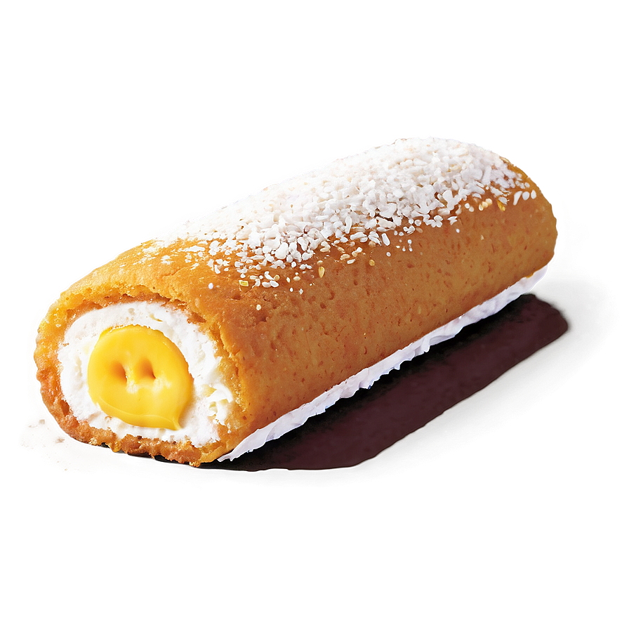 Twinkie Cream Filled Sponge Cake PNG