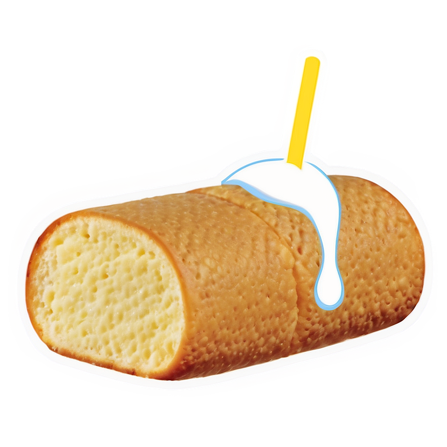 Twinkie Cream Filling Illustration PNG