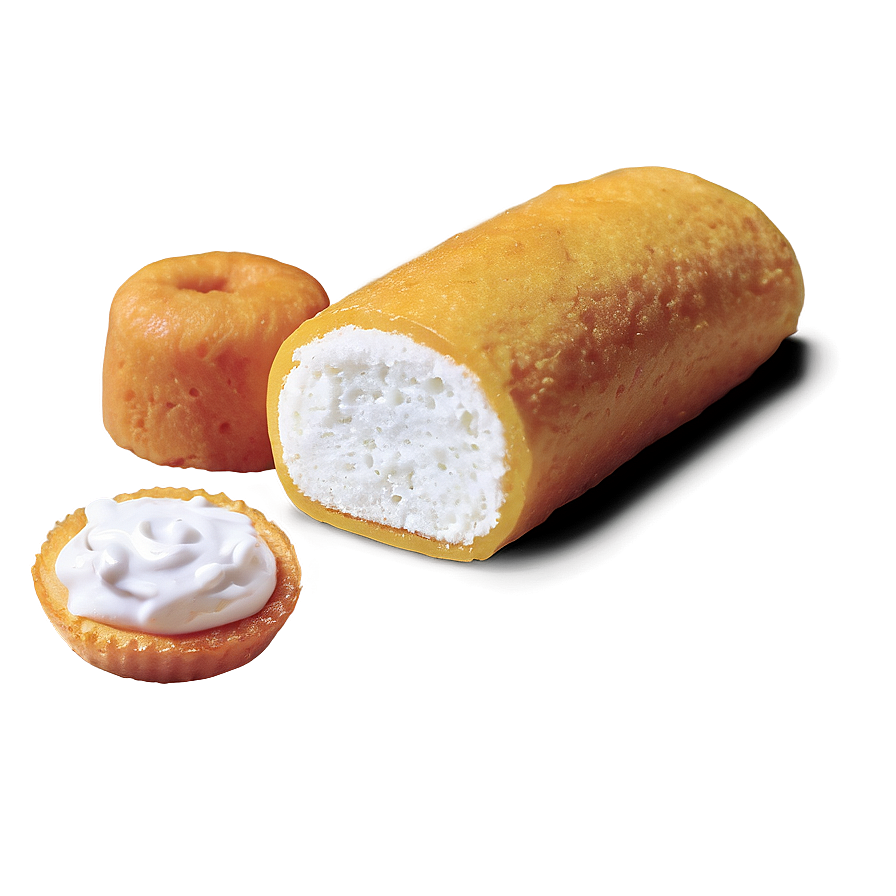 Twinkie Snack Cake Dissection PNG