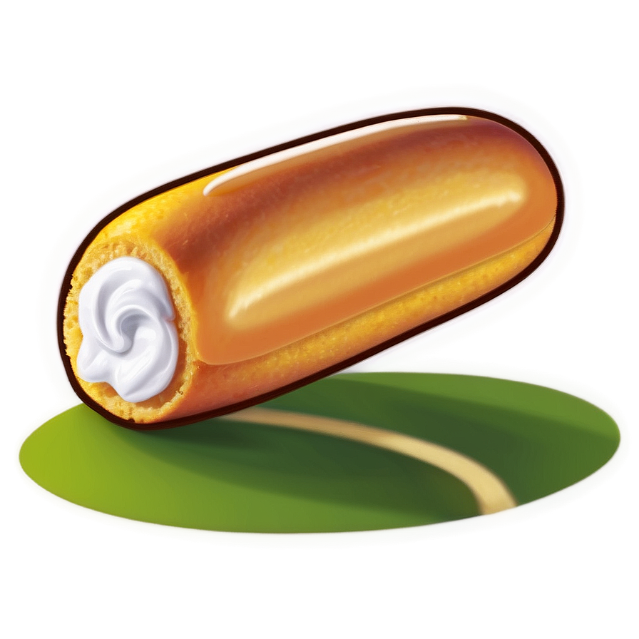 Twinkie Snack Cake Illustration PNG