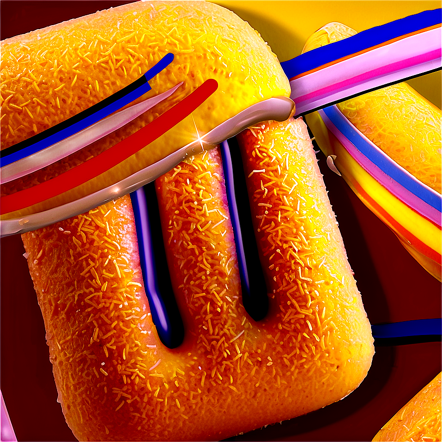 Twinkie Sponge Cake Closeup PNG