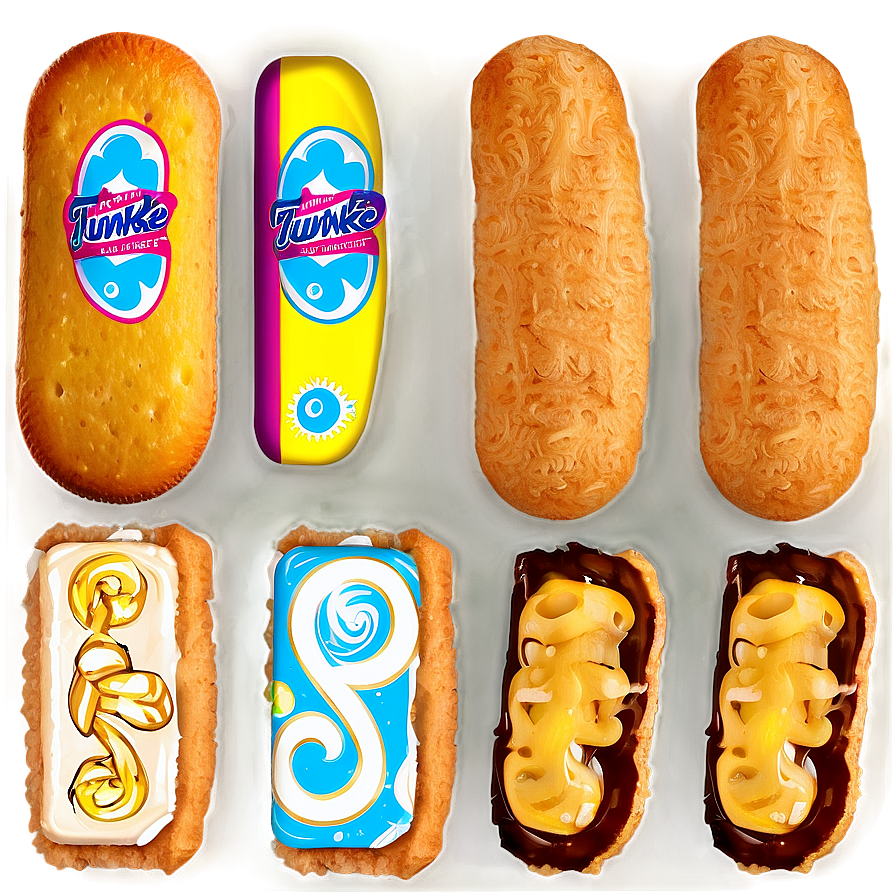 Twinkie Variations Artistic Representation PNG