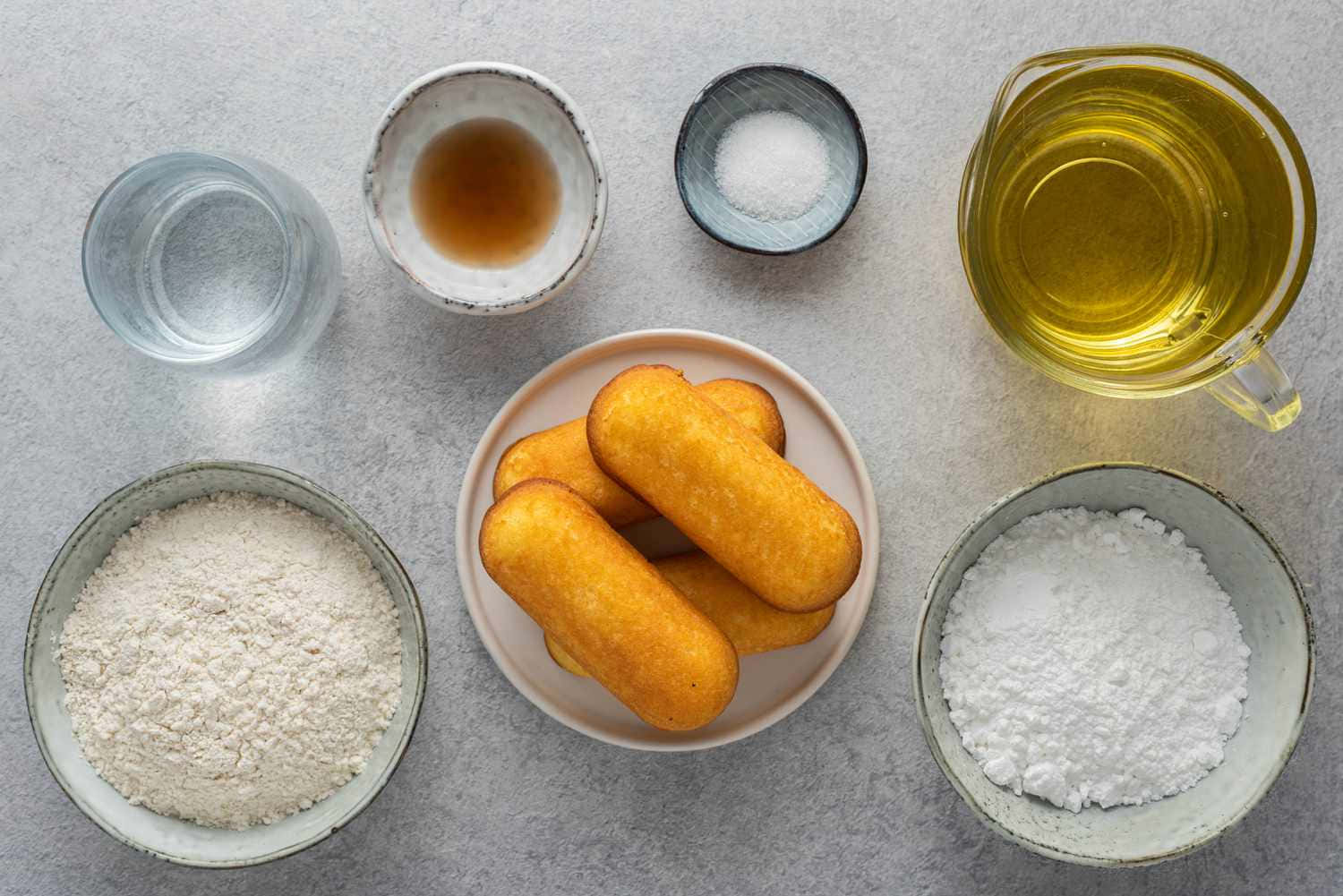 Twinkiesand Ingredients Flatlay Wallpaper