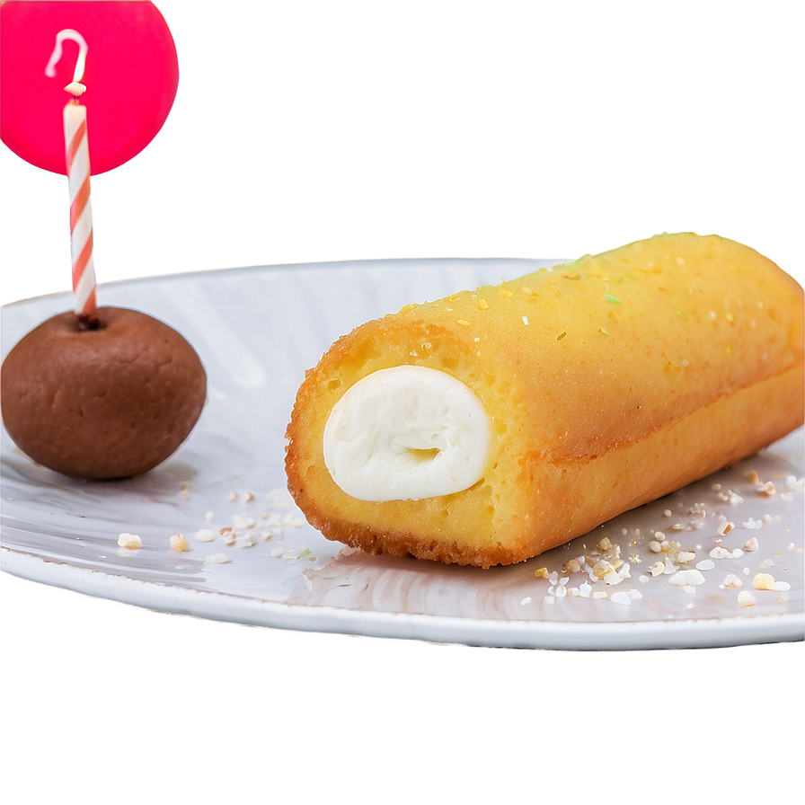 Twinkiewith Candle Celebration PNG