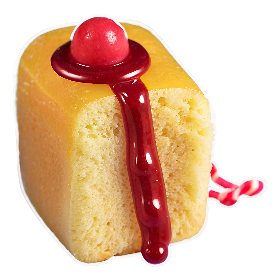 Twinkiewith Cherry Topping PNG