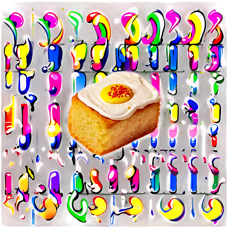 Twinkiewith Colorful Question Marks PNG