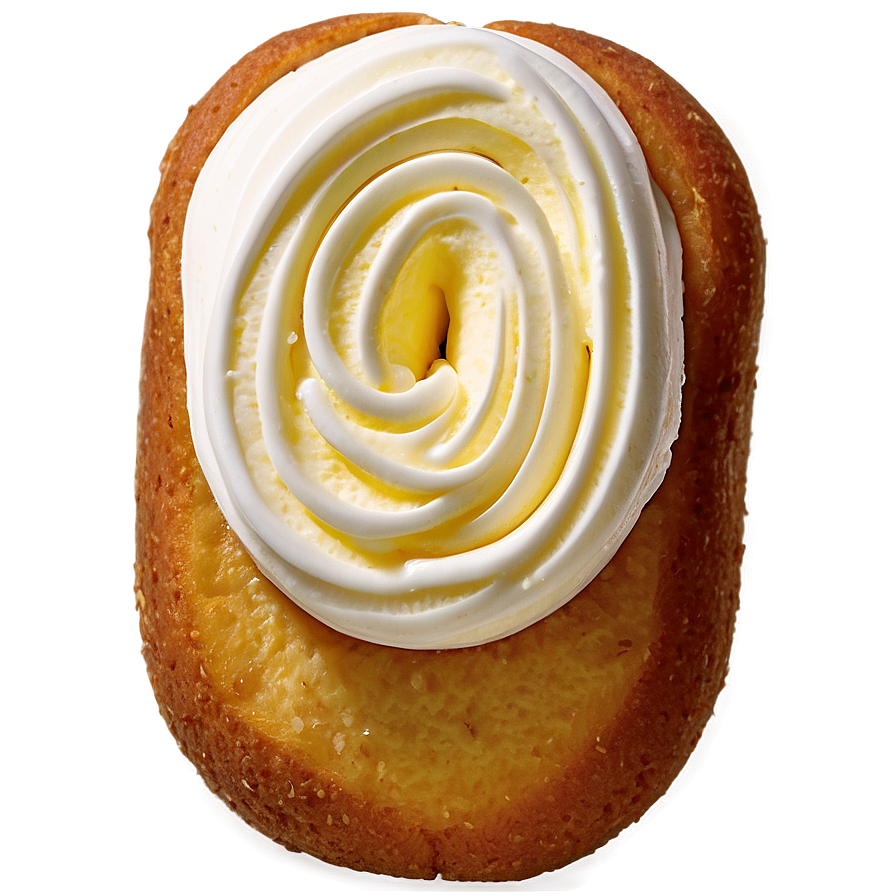 Twinkiewith Cream Filling Top View PNG