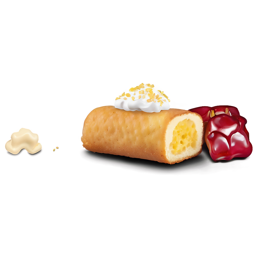 Twinkiewith Cream Fillingand Red Jelly PNG