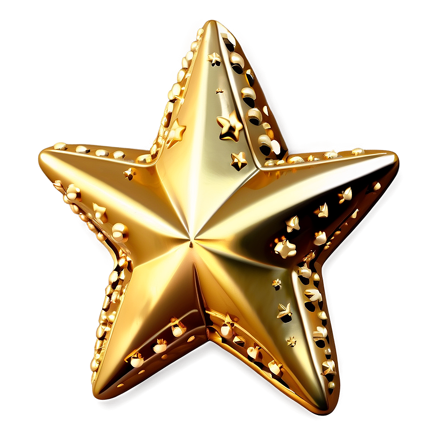 Download Twinkling Gold Stars Png Fus | Wallpapers.com