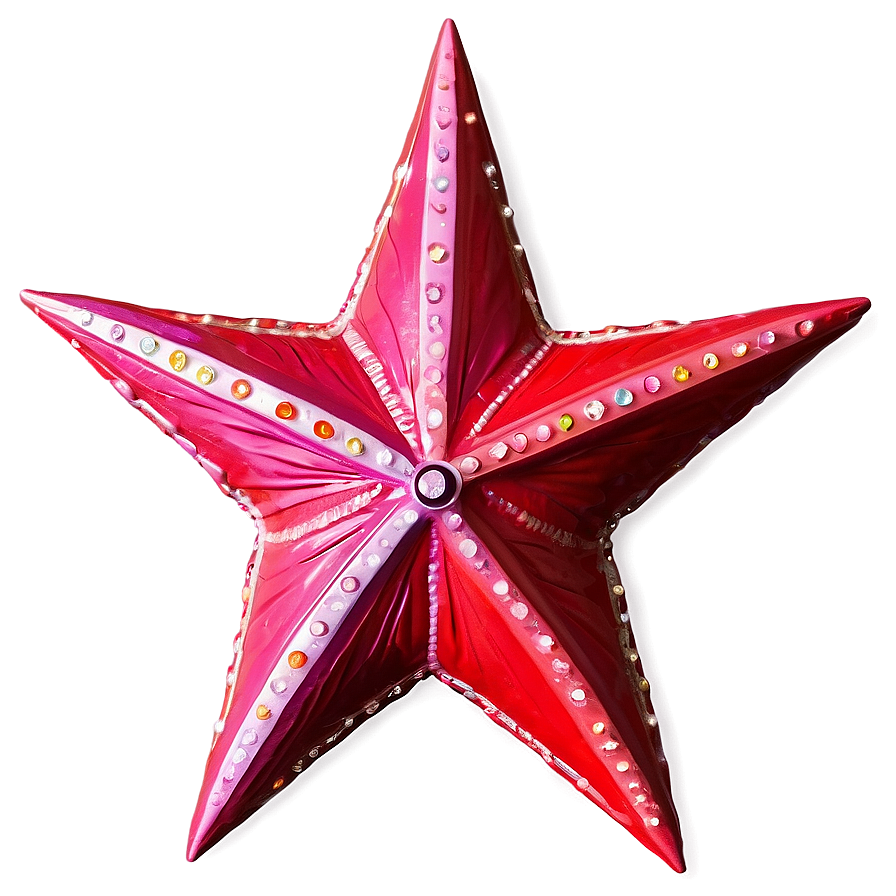 Twinkling Red Star Png 65 PNG