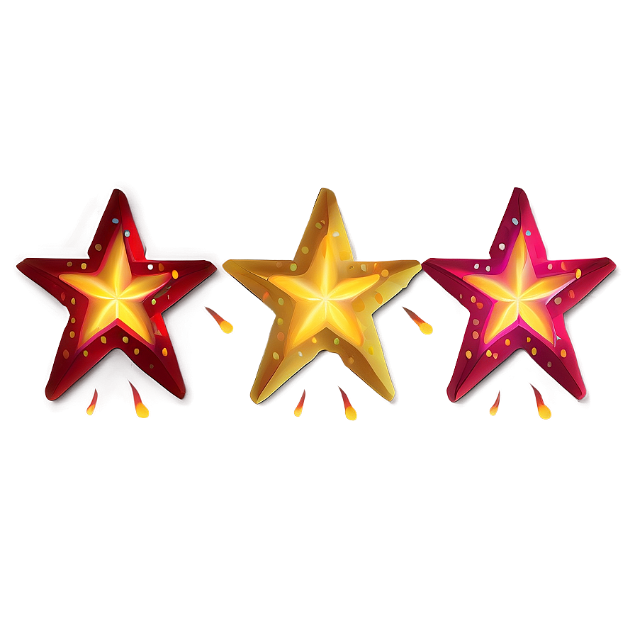 Twinkling Red Star Png 79 PNG