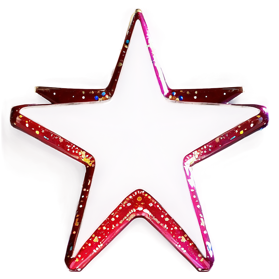 Twinkling Red Star Png Buw PNG