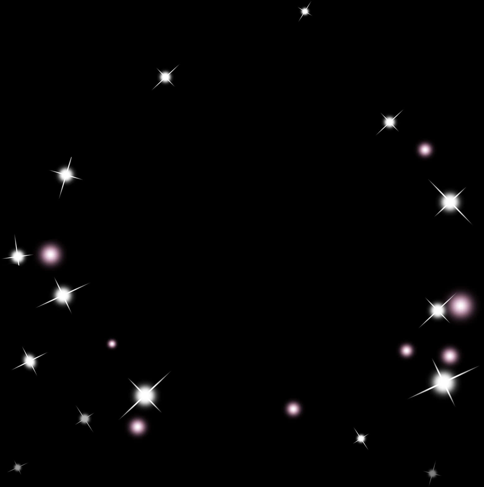 Twinkling Stars Night Sky PNG