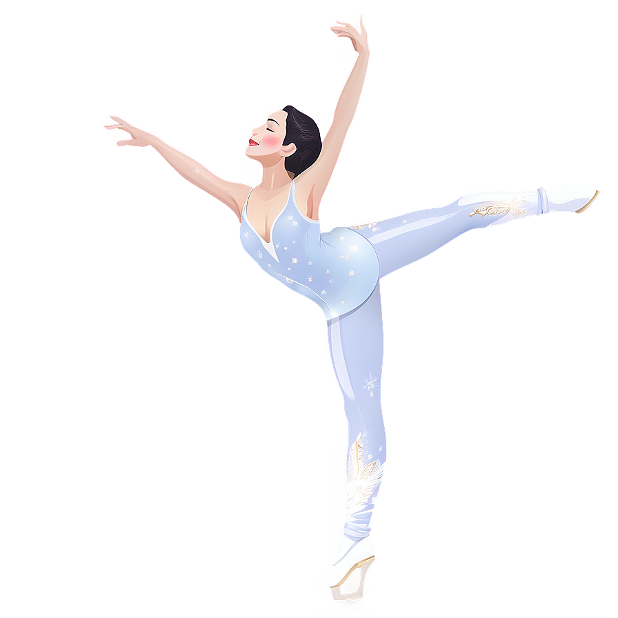 Twirling Figure Skater Png Kxe PNG