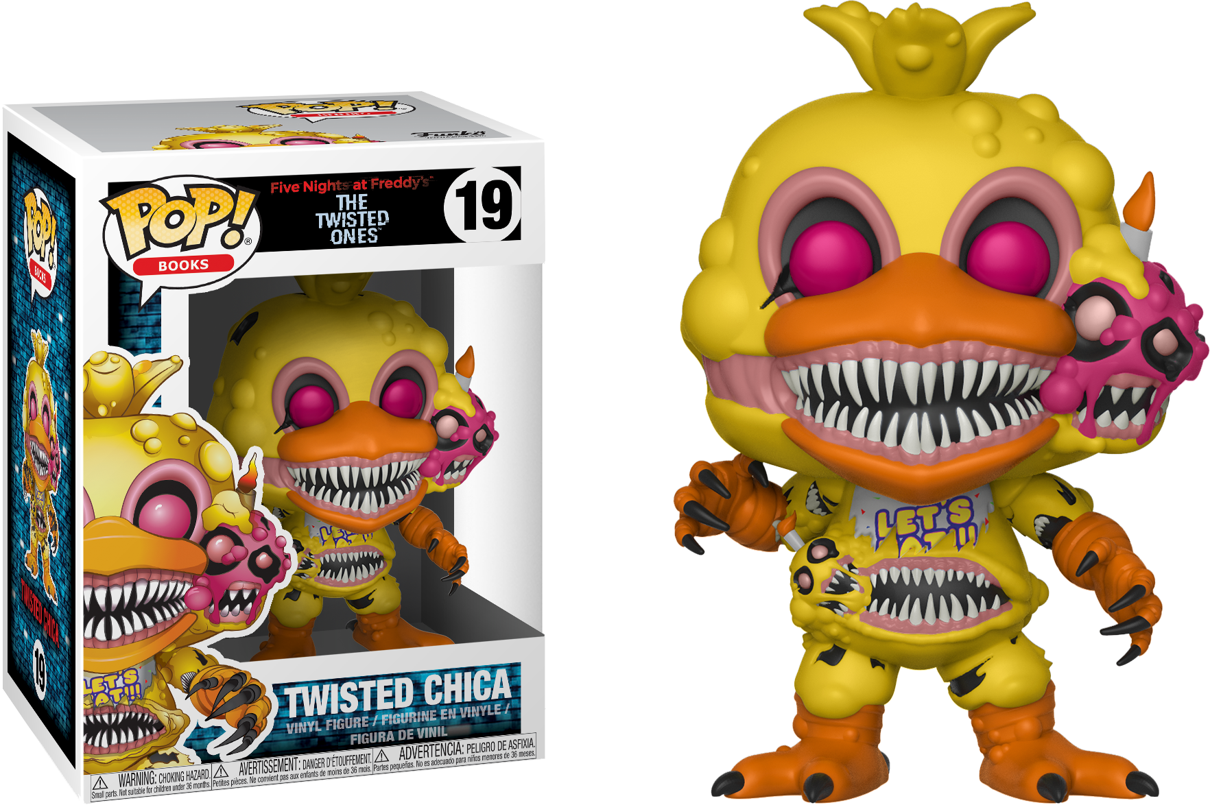 Twisted Chica Funko Pop PNG