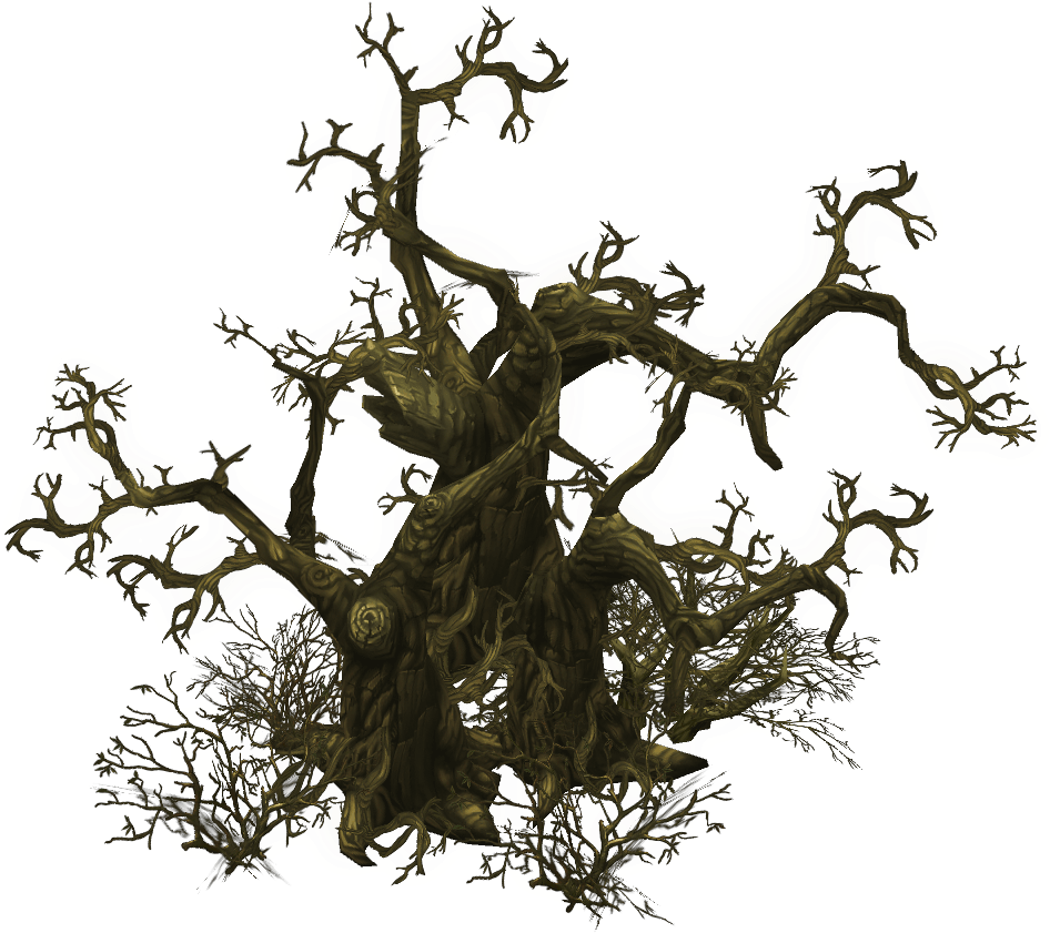 Twisted Dead Tree Artwork PNG
