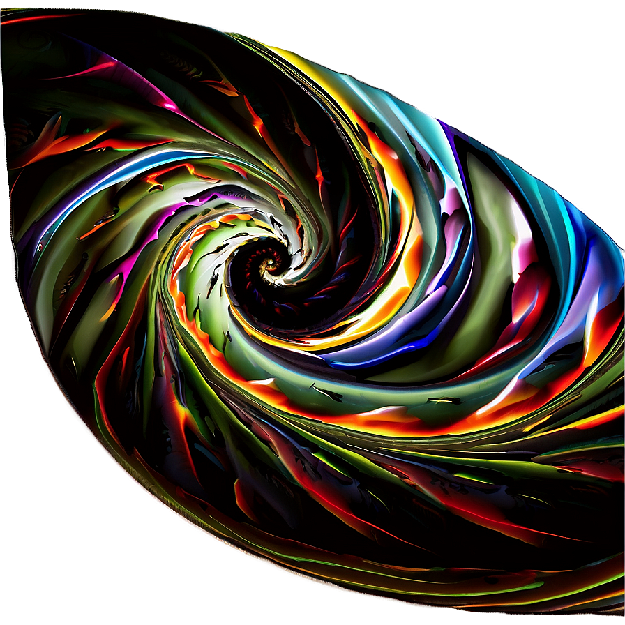 Twisting Spiral Shape Png 05232024 PNG