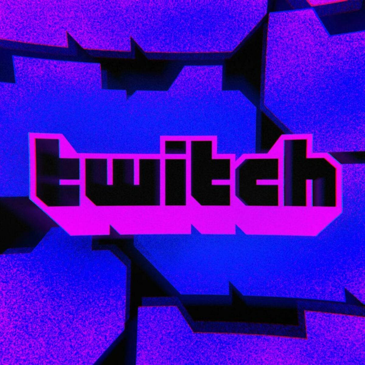 Blue And Purple Twitch 1080 Wallpaper