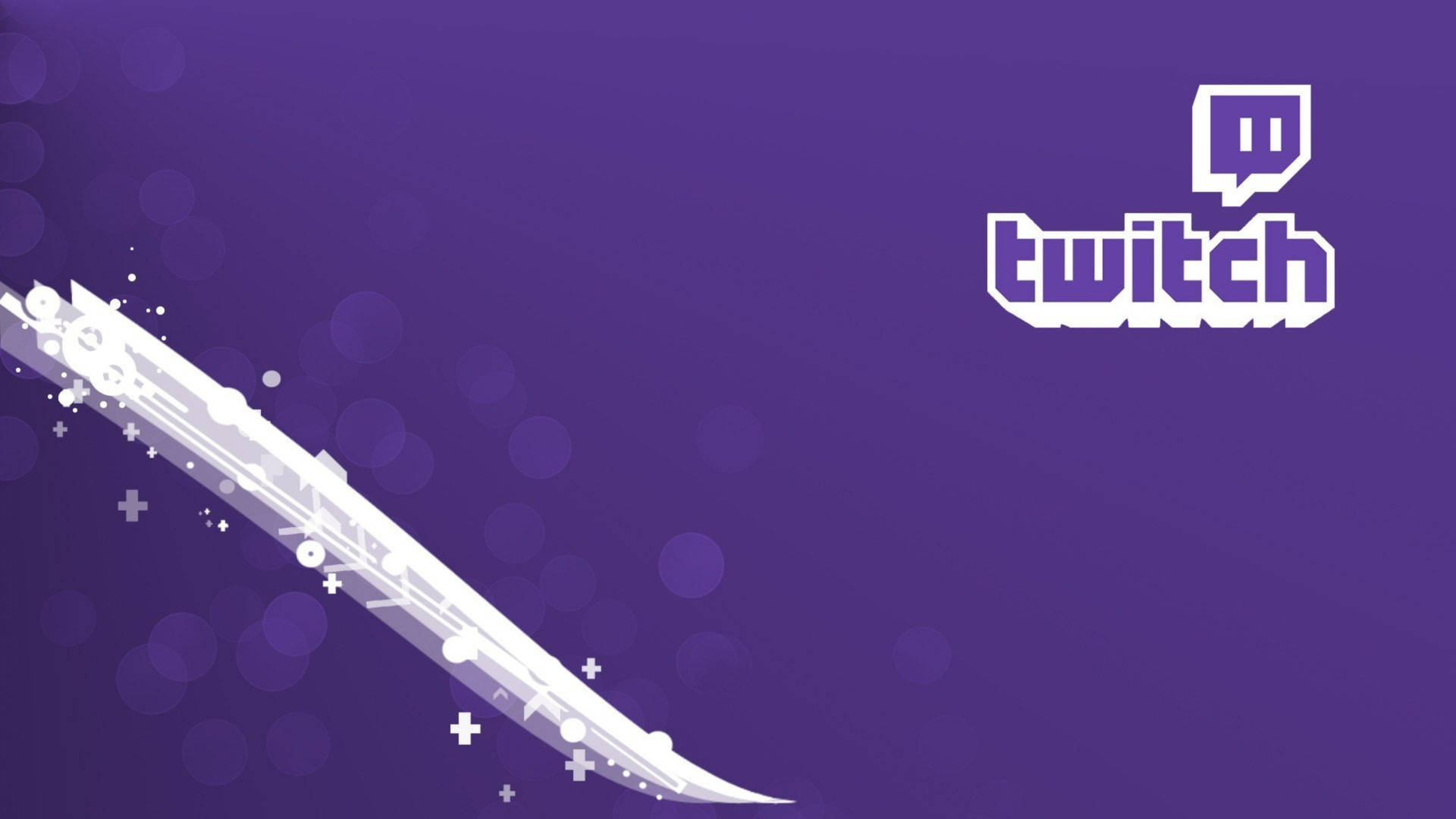 Twitch3d Effekt Logo. Wallpaper